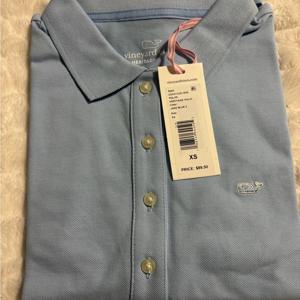 Vineyard Vines Women’s Sky Blue Polo Shirt